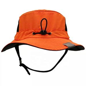 Maille de plage respirante Sun UPF50 + été ceinture de pêche en plein air menton réglable logo pêcheur Sports aquatiques chapeaux seau unisexe - Product Image 3