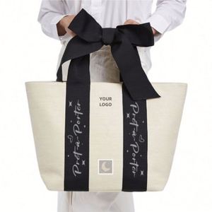 High Quality Durable Eco-friendly Fashion <b>Small</b> Medium Girl Gift Bow Hobo Casual Cute Teenage Ladies Outdoor Travel <b>Shopping</b> Bag - Product Image 3