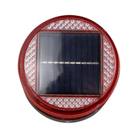 Lampe stroboscopique LED solaire Aufiner pour véhicules d'urgence, lumière de sécurité routière clignotante, couleur rouge