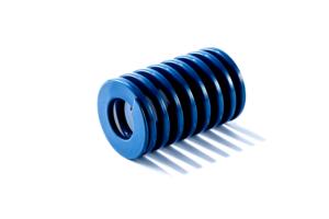 Ressort de découpe rectangulaire bleu HSWL6-40 |   Ressort de compression en <span class=keywords><strong>acier</strong></span> allié, diamètre du fil 3 mm, charge légère, haute résistance à la fatigue - Product Image 5