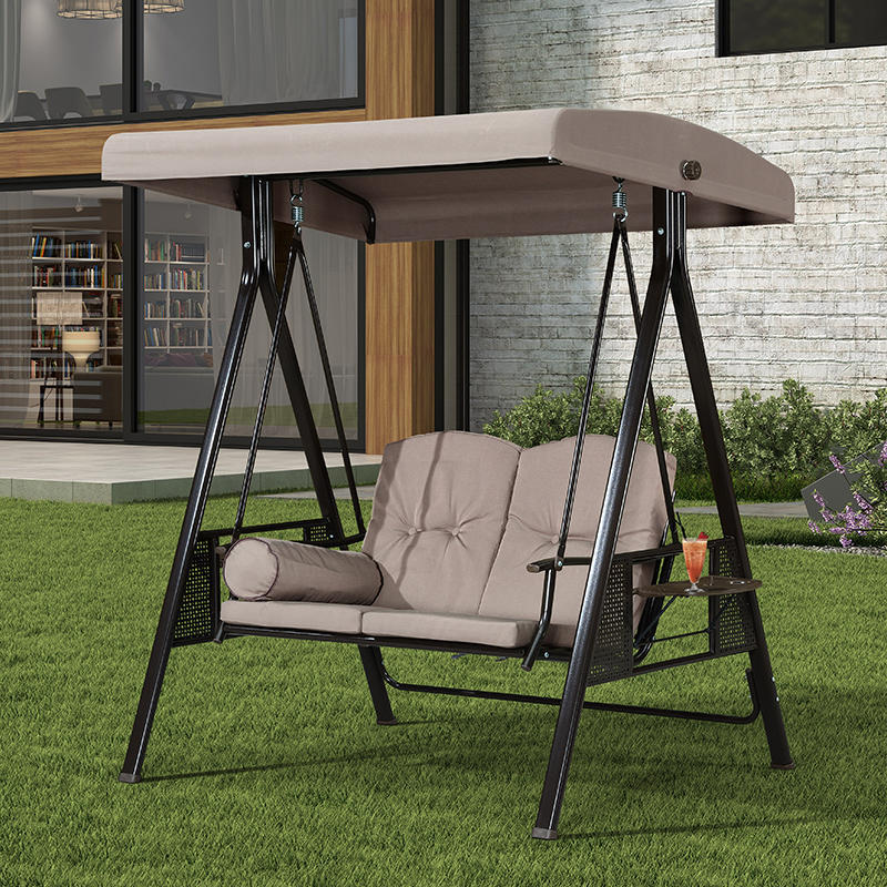 Khaki 2-seat swing