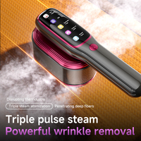 Nouveau fer à vapeur portable avec écran d'affichage, mini machine à repasser pour la maison et les voyages, fer à repasser vertical
