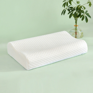 Cómoda forma de onda Cervical <span class=keywords><strong>Relax</strong></span> Columna cervical Diseño ergonómico <span class=keywords><strong>Almohada</strong></span> de cama de látex natural <span class=keywords><strong>Almohada</strong></span> sin presión - Product Image 1