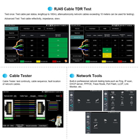 Caméra IP PoE TDR RJ45 7 pouces 4K AHD TVI CVI CVBS, moniteur vidéo de sécurité réseau, testeur de câble de caméra IP pour CCTV