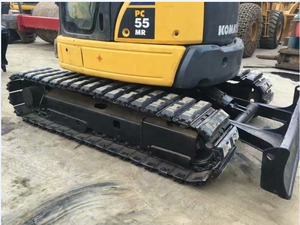 Miniexcavadora hidráulica Komatsu PC55MR de 5,5 toneladas usada, engranaje de segunda mano sobre orugas, motor de excavación de movimiento de tierras, caja de cambios, bomba de Motor PLC - Product Image 4