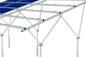Struttura di Montaggio a Terra per Pannelli Solari con Pali a Vite Regolabili, Sistema Fotovoltaico da 10KW Nacyc Metis con Garanzia di 10 Anni - Product Image 4