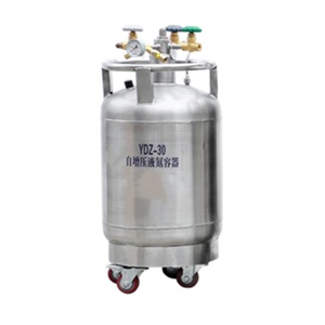 Dewar en acier inoxydable à col large YDZ-100 165L, cylindre de gaz d'azote liquide auto-pressurisé, nouveau WOBO, haute sécurité, pour semence - Product Image 6