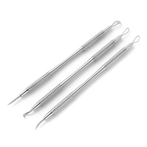 Kit d'aiguilles d'extraction de points noirs de haute qualité pour l'extraction des boutons, outils d'élimination des points noirs de qualité professionnelle pour salon de beauté. - Product Image 4