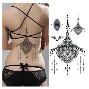 OEM fornitura temporanea grandi gioielli <span class=keywords><strong>tatuaggi</strong></span> sul petto del corpo per donne <span class=keywords><strong>e</strong></span> uomini <span class=keywords><strong>tatuaggi</strong></span> adesivi - Product Image 1