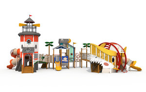 Structure <span class=keywords><strong>de</strong></span> jeu <span class=keywords><strong>en</strong></span> <span class=keywords><strong>bois</strong></span> commerciale avec mur d'escalade, toboggan et bac à sable pour les crèches et les écoles maternelles, utilisation <span class=keywords><strong>en</strong></span> extérieur, 3-12 ans, 20 enfants - Product Image 3