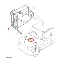 Capteur de vitesse de roue ABS arrière gauche/droite pour Land Rover Discovery Defender OEM STC1750 1504978