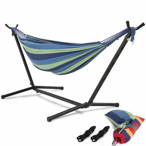 Lit <span class=keywords><strong>de</strong></span> camping en plein air tente en toile <span class=keywords><strong>de</strong></span> coton <span class=keywords><strong>hamac</strong></span> avec chaise <span class=keywords><strong>de</strong></span> <span class=keywords><strong>support</strong></span> cadre <span class=keywords><strong>de</strong></span> <span class=keywords><strong>hamac</strong></span> <span class=keywords><strong>pliant</strong></span> adapté aux adultes avec pochette <span class=keywords><strong>de</strong></span> transport - Product Image 2