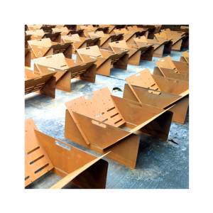 Foyer pour barbecue <span class=keywords><strong>de</strong></span> <span class=keywords><strong>jardin</strong></span> personnalisé, taille <span class=keywords><strong>de</strong></span> brasero, foyer pour patio, barbecue, foyer rustique en fonte et brasserie - Product Image 4