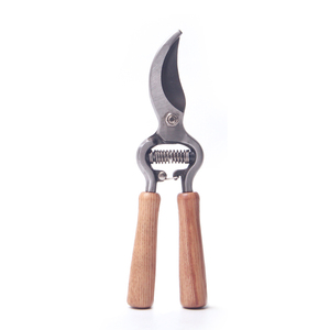 Ciseaux professionnels à double usage <span class=keywords><strong>pour</strong></span> la greffe et l'élagage des semis, avec manche en bois - Product Image 1
