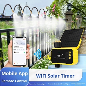 WiFi Remote Control Solar Powered Automatic Flower Watering Device Universal Adjustable Plastic Atomizing Sprinkler for Garden - Product Image 2