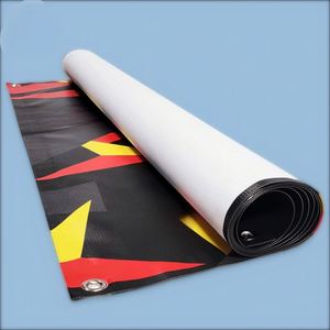 Bannière en vinyle rétractable et pliable, haute performance, économique, imperméable, résistante aux UV, avec œillets métalliques, pour autoroute - Product Image 1