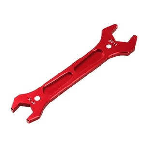 Jeu de clés en alliage An3 An6 An8 An10 An12, outils de réparation automobile en métal rouge pour connecteurs de tuyaux de refroidisseur d'huile - Product Image 2
