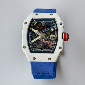 Reloj Mecánico Moderno de Esqueleto de 7.8mm con Movimiento Automático y Caja de Fibra de Carbono, Reloj Deportivo de Pulsera, Ideal para Compras Recurrentes - Product Image 1