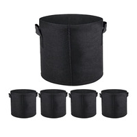 Prix d'usine Sacs de culture en tissu feutré de 10 gallons avec poignées, épaissis, respirants, très résistants, en tissu de 1 mm d'épaisseur, pots pour plantes