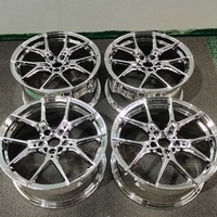 Jantes forgées concaves chromées de luxe 18 19 20 21 22 pouces compatibles avec BMW Audi SQ8 RS5 RS3 A8 RS6 Tesla Benz Cla Cls Amg