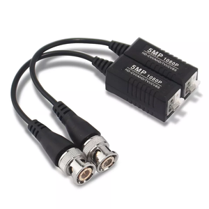 Transmisor de vídeo para Cctv, <span class=keywords><strong>Balun</strong></span> Coaxial, tvi/cvi/ahd/cvbs, 5MP, 1080p, 1Ch, Hd, analógico, pasivo, Utp, <span class=keywords><strong>Balun</strong></span>, par trenzado - Product Image 3