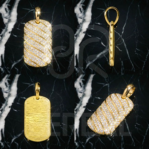 Pass Diamond Tester Vvs Moissanite Hip Hop Style 3D Pendant Custom 925 Silver <b>Iced</b> <b>Out</b> Luxury <b>Chain</b> Pendant Man Fine Jewelry - Product Image 2