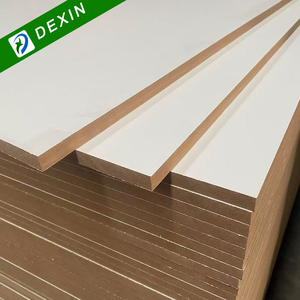 पानी प्रतिरोधी 18 मिमी सफेद मेलामाइन का सामना एमडीएफ पैनल 4x8 लैमिनेटेड बोर्ड - Product Image 2