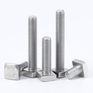 M8 * 45 DIN 479 en acier inoxydable zingué 12.9 Grade Hdg boulon coulissant <span class=keywords><strong>à</strong></span> tête carrée pour machine concasseur <span class=keywords><strong>à</strong></span> percussion - Product Image 3