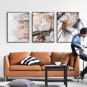 Usine En Gros 3 Panneau Avec Cadre Toile Impression D'art Mural <span class=keywords><strong>Acrylique</strong></span> <span class=keywords><strong>Peinture</strong></span> Abstraite Moderne - Product Image 4