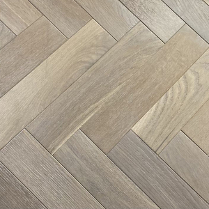Parquet contrecollé AVANTIMORA CE multicouche, qualité ABC, uniformité sur grande surface, système clic, 18 mm, chevron, chêne, pour hôpitaux - Product Image 1