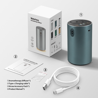 Diffuseur de parfum rechargeable longue durée 80 heures avec capacité de 5 à 20 ml pour activités de plein air, diffuseurs pour voiture et maison