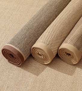 Huangma Wool Seagrass Blend Sisal Fireproof Washable Anti-Static Eco-Friendly Reversible Thick <b>Machine</b> Made Natural Color Carpet - Product Image 6