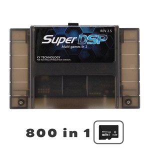 ตลับเกมย้อนยุค Super DSP Pro Version 800 in 1 US NTSC EUR <span class=keywords><strong>PAL</strong></span> สำหรับ16Bit คอนโซลวิดีโอเกม - Product Image 1