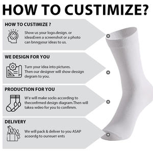 दबाव गाइड लुभावनी कपास स्पोर्टी विरोधी पर्ची लोगो दैनिक उपयोग क्रू मोजे - Product Image 6