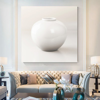 Moderne Simple Crème Art Déco Sans Cadre Murale pour Salon Hôtel Peinture Décorative Affiche Suspendue Sans Cadre Peinture
