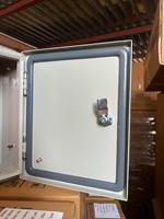 Boîtier électrique mural étanche IP66 à porte unique, coffret de commande en acier, armoire de distribution pour la sécurité extérieure