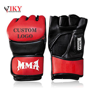 Gants de boxe MMA personnalisés professionnels de haute qualité avec demi-doigts - Product Image 2