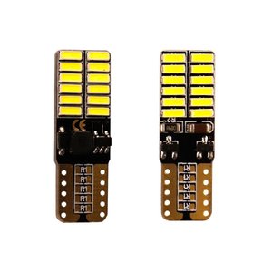 Siêu sáng T10 CANBUS <span class=keywords><strong>LED</strong></span> 220mA W5W bóng đèn <span class=keywords><strong>LED</strong></span> ánh sáng <span class=keywords><strong>24</strong></span> SMD 4014 <span class=keywords><strong>Led</strong></span> Xe cụ đèn Bóng đèn Đèn Dome ánh sáng 12V - Product Image 1