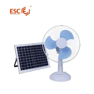 OEM ODM save energy solar fan rechargeable 12000 mAh lithium battery 3 speed 15w solar panel dc fan