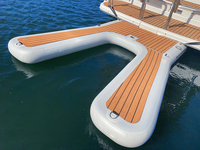 Ponton flottant gonflable OEM pour bateau, jet ski et sièges de bateau, ponton gonflable en Y pour bateau