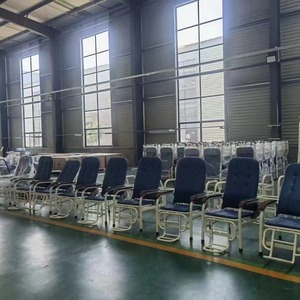 Chaise d'hôpital pliante Xin Yuchen en acier thermolaqué inclinable pour usage par les accompagnants des patients - Product Image 1