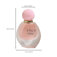 Pink memenuhi parfum, 30ml parfum wangi kelas atas dalam kapasitas kecil, semprotan aroma canggih dan segar untuk wanita