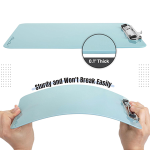Intelligente modello di personalizzazione di colore File di stoccaggio in plastica per appunti impermeabili medicale con porta carte in metallo - Product Image 3
