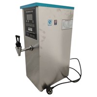 Chauffe-eau commercial électrique automatique à distribution d'eau chaude, en acier inoxydable 304, 35L/H, 1.5KW, double tension
