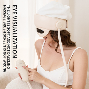 Masajeador Eléctrico Inteligente KV para <span class=keywords><strong>Cabeza</strong></span> y Ojos, Rodillo <span class=keywords><strong>de</strong></span> Vibración 3D, Luz <span class=keywords><strong>de</strong></span> Sombreado <span class=keywords><strong>de</strong></span> Algodón Calefactada, Logotipo Personalizable, Dispositivo para Ayudar a Dormir - Product Image 4
