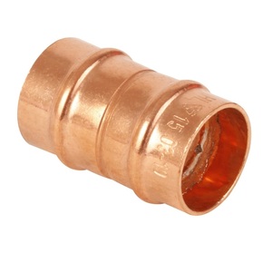 Good Quality <strong>Copper</strong> Straight Press Coupling for Plumbing and Gas <strong>Pipe</strong> - Product Image 1