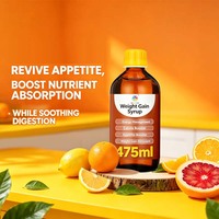 Private Label Gewichtszunahme-Sirup für Frauen und Männer Energiemanagement Kalorien-Appetitanreger Gewichtszunahme-Stimulans