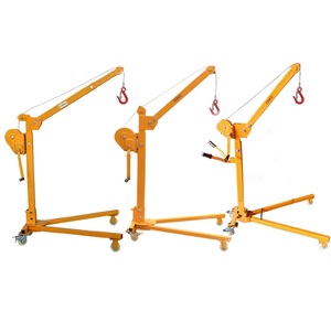 <span class=keywords><strong>Petite</strong></span> <span class=keywords><strong>grue</strong></span> de chantier <span class=keywords><strong>manuelle</strong></span> pliable portable avec treuil manuel à vendre - Product Image 5