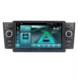 Fiat Grande Punto Punto 2007-2012 için Android 2din araba multimedya video oynatıcı GPS navigasyon carplay Wifi