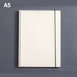 Quaderno a <span class=keywords><strong>Spirale</strong></span> <span class=keywords><strong>A4</strong></span> A5 con Copertina in PP, Fogli a <span class=keywords><strong>Quadretti</strong></span>/Rigati, Chiusura Elastica, Taccuino Portatile per Studenti e Professionisti - Product Image 4
